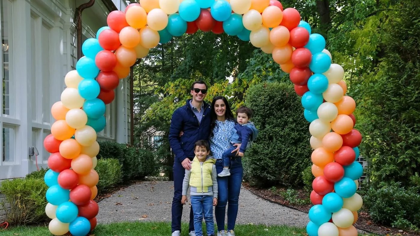 Decoraciones de globos para fiesta